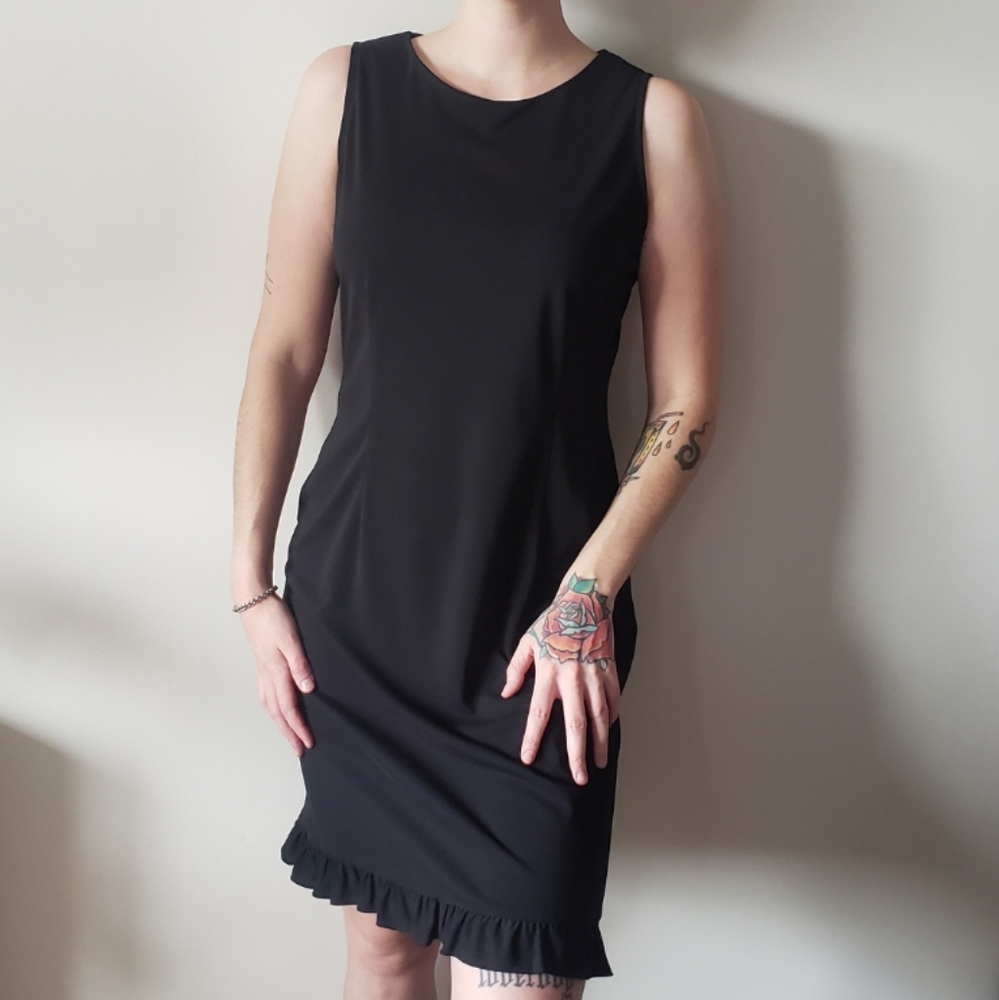 Vintage Nancy G. Ruffle dress